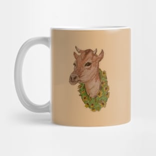 sunflower cow Mug